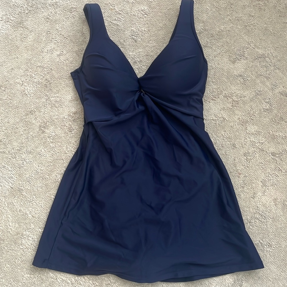 Shore Shapes Swimsuit Navy Blue Tankini